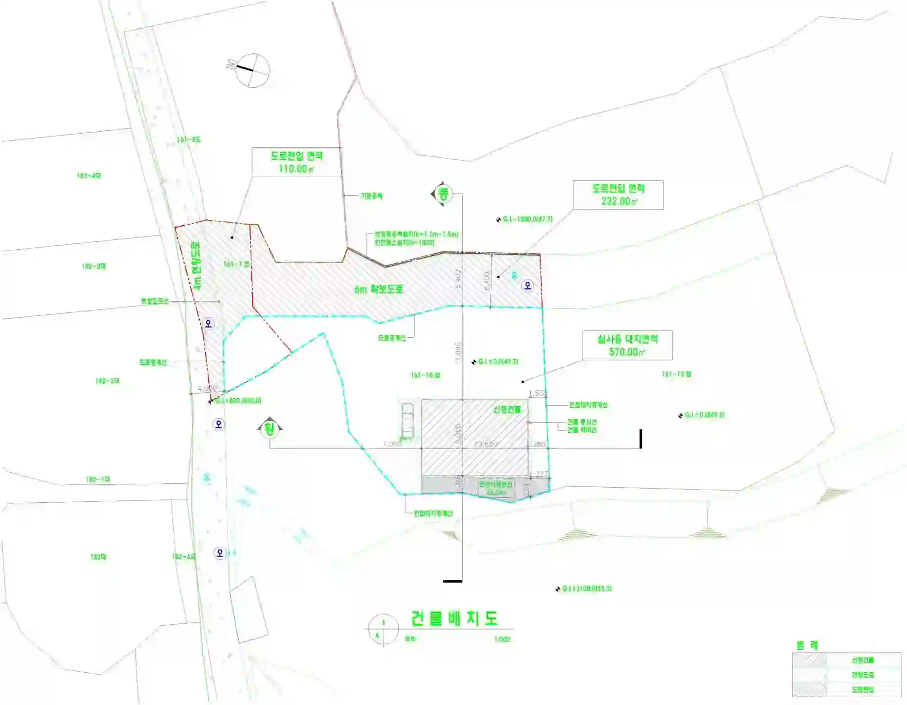 남동 161-7 배치도 이미지